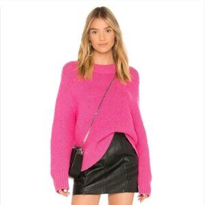 Joie Bubblegum Pink Knit Sweater Sz S